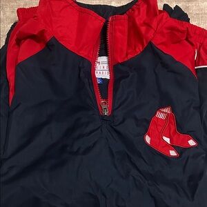 MLB Red and Black Lightweight Jacket